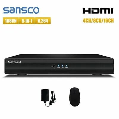 CCTV DVR Recorder 4 8 16 Channel HD 1080N HDMI VGA For Home Security System Kit • £51.69