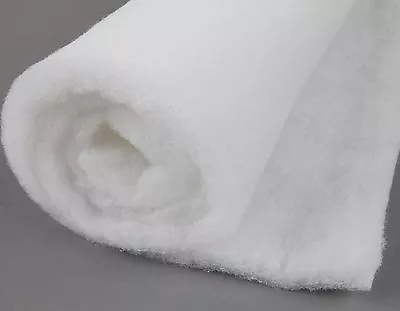 £6.95 • Buy 6oz POLYESTER WADDING 27  WIDE QUILTING DACRON BATTING UPHOLSTERY SUPPLIES 