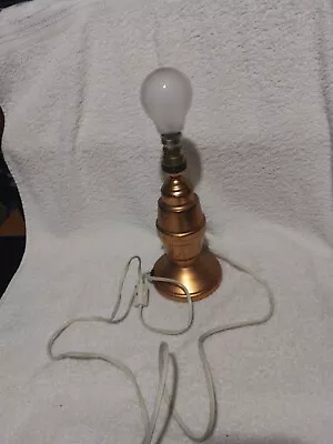 Vintage Copper Desk/Table Light/Lamp WORKING • $24.87