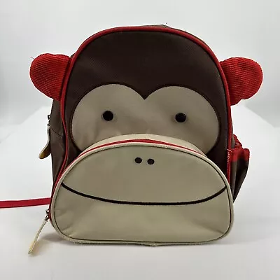 Skip Hop Little Kid Monkey Backpack Girls Boys 12  Preschool School Bag Brown • $8.99