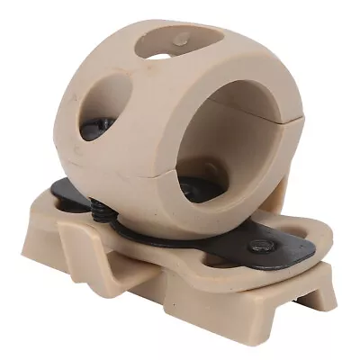 Hot Portable Plastic Torch Mount Flashlight Holder Bracket For Fast Helmet (Tan) • £5.15