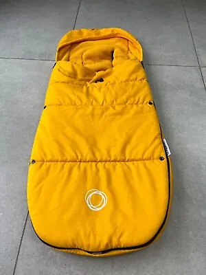 £47 • Buy Bugaboo Pram Universal Buggy Footmuff Cosy Toes Canary Yellow Gold