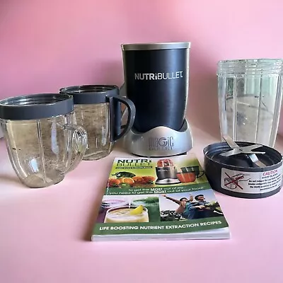 Nutribullet Magic Bullet NB-101B Blender With Accessories - WORKS!  FREE SHIP! • $39.99