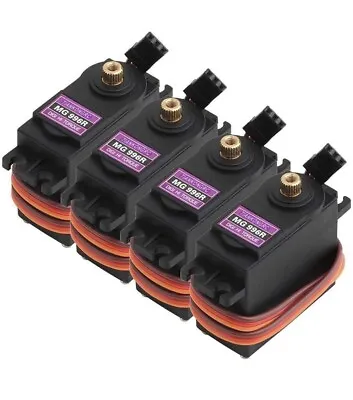 [4-Pack] MG996R 55g Metal Gear Torque Digital Servo Motor For Futaba JR RC  • $15