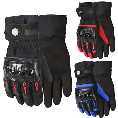 Thermal Winter Ski Gloves Touch Screen Windproof Warmer Motocross Racing Mittens • $14.98