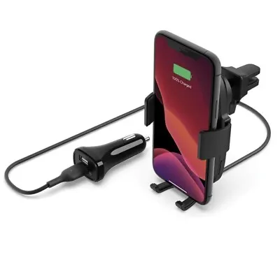 BOOST↑CHARGE™ Wireless Car Charger With Vent Mount 10W • $24.99