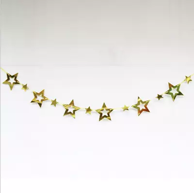 £2.69 • Buy UK Paper Star Garland Buntings Wedding Party Birthday Banner Hanging Decor