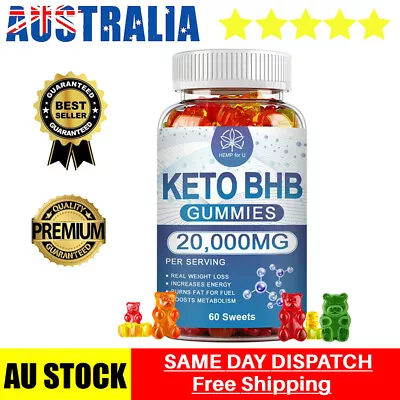Keto Gummies Ketone Advanced Fat Burner Weight Loss Dietary Supplement 20000MG • $23.99