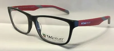 Tag Heuer Reflex TH553 O 004 Black/Red Eyeglasses • £237.47