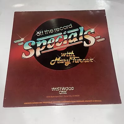 Jeff Beck Westwood One Off The Record Specials W/Mary Turner Show #86-28 • $99.99