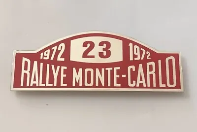 Car Badge - Rallye Monte-Carlo 23 Car Grill Badge Mg Jaguar Porche Triumph Audi  • $43.65