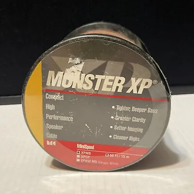 Monster XP MiniSpool Speaker Wire XPMS 50ft/15m High Performance NEW • $24.99