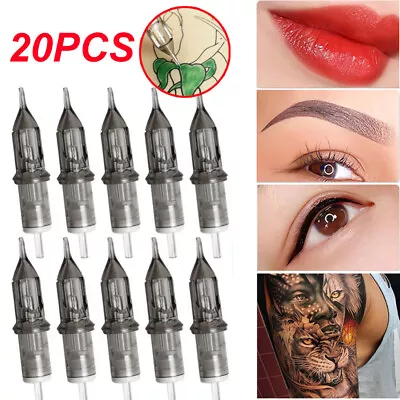 50PC Disposable Tattoo Needle Cartridges Sterilized Round Liners Shaders 1RL~9RL • $46.59