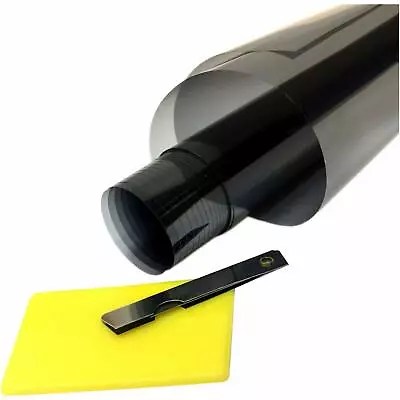 $11.90 • Buy 20  Inc X 20' Feet 2Ply Premium Uncut Roll Window Tint %20 Black Film Car Home