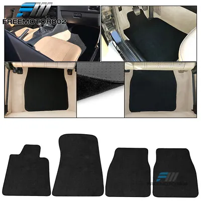 84-91 E30 3 Series Coupe Floor Mats Carpets Front & Rear 4PC Black FOR: (BMW) • $47.99