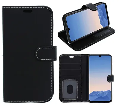 For Huawei Models Phone Case Cover Wallet Slots PU Leather / Gel • £4.99
