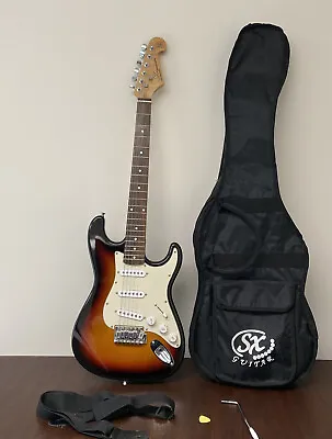 SX Custom 6-String Electric Guitar Handmade Standard Series SUNBURST/As-Is • $155