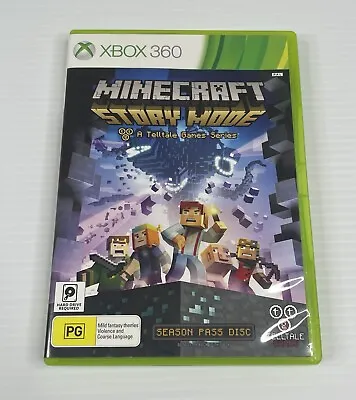 Minecraft Story Mode Xbox 360 Game PAL Free Tracked Post • $19.95