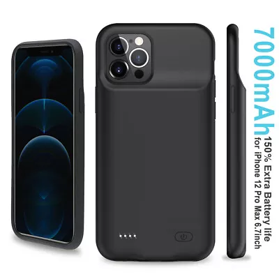 $83.59 • Buy Rechargeable Full Package Portable External Battery Case For IPhone 12 11 Pro XR