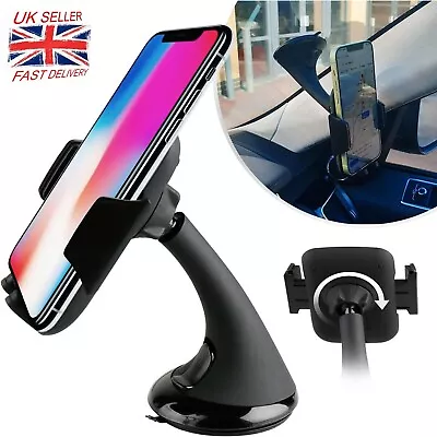 360 In Car Mobile Phone Holder Dashboard Suction Home Universal Mount Windscreen • £5.89