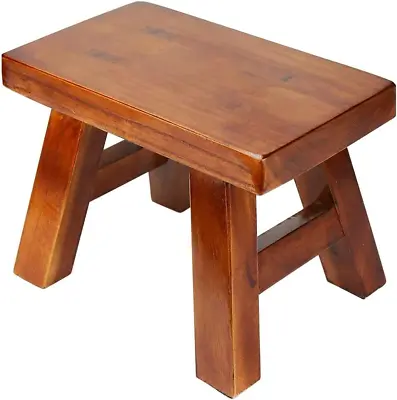 Sturdy Step Stool Footstool Solid Wooden Small For Kids Adults Sink Plant Stand  • $56.99