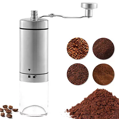 Manual Coffee Grinder Adjustable Coarseness Hand Coffee Grinder Burr Grinder༒ • $25.12