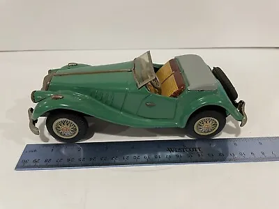 Vintage Japanese Bandai 1950’s Tin Plate MG Friction Sports Car  • $120