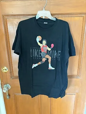 “Like Mike” Black Shirt Size XL (Michael Jackson Michael Jordan & Mike Tyson) • $24.99