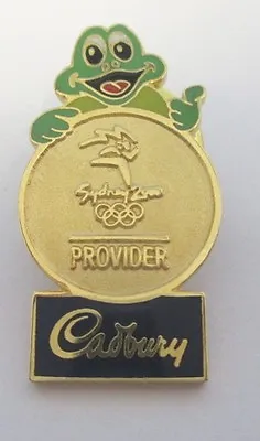 Cadbury Freddo Frog Sydney Olympic Partner Games 2000 Pin Badge Collect #801 • $9.99