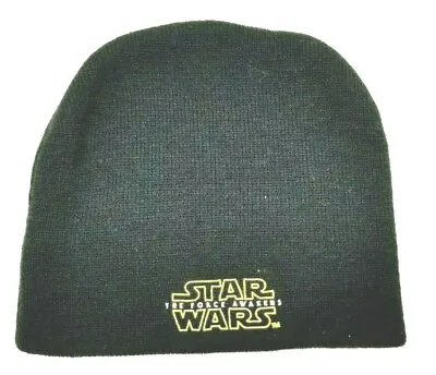 Star Wars The Force Awakens Black Knit Cap Beanie Hat (G38) • $8.99