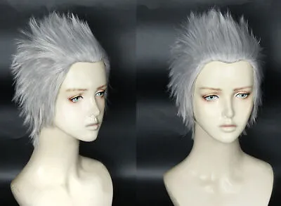 Devil May Cry V 5 Vergil Cosplay Costume Silver Gray Wig Short Wig • $28.32
