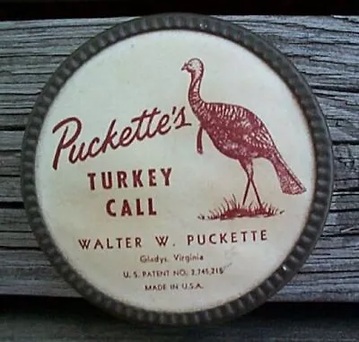 Rare Vintage - Walter W. Puckette - Puckette's Sure Turkey Call - W/ Extras • $200