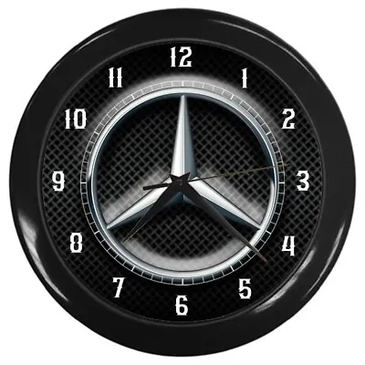 New Mercedes-benz Logo Wall Clocks 10  Nice Gifts Decor • $30.99