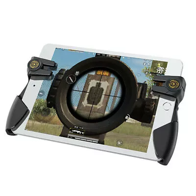 No-Delay Six-Finger Aim Button Shooter Gamepad Trigger For IPad PUBG Game Tablet • £15.97