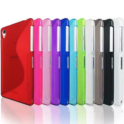 S Curve Gel Case Ultra Slim TPU Soft Thin Cover For SONY Xperia M4 Aqua • $4.75