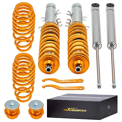 Front & Rear Coilovers Kit For VW Golf MK4 2WD Only A4 98-05 Coil Springs • $193
