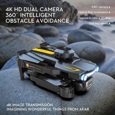 $69.86 • Buy NEW Remote Control Drone With Daul Camera 4K Remote Control Quadcopter K4V8
