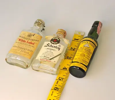 Vintage Lot Cutty Sark  Whisky Bottle Green Glass Bottle Cork Schenley Dewar GG • $40