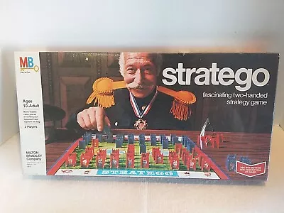 Stratego Classic Strategy Game NEAR MINT 1977 Milton Bradley NEW Factory Sealed • $70