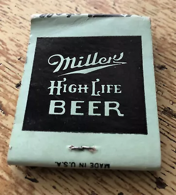 1930s-40s Miller High Life Beer *Matchbook* Olson’s Cafe & Bar Colorado Granby • $29.95