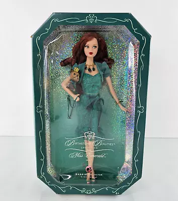 Barbie Birthstone Beauties Miss Emerald May Doll K8694 Pink Label 2007 • $56.95