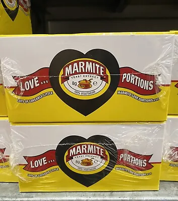 2 X Marmite Yeast Extract Vegan Spread Boxes Of 24 X 8g Love Portions • £19.95