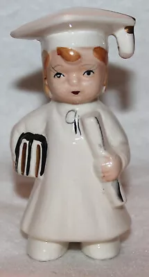 Vintage Graduate Boy Ceramic Figurine Made In Japan Graduation Cap & Gown • $8