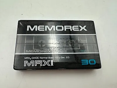 Memorex Mrx3 Oxide 30 Minute Blank Audio Cassette Tapes - Sealed New • $14.99