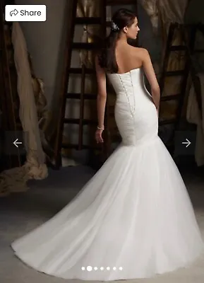 Morilee Mermaid Wedding Dress. Only Worn For Wedding Ceremony. No Stains!  • $375
