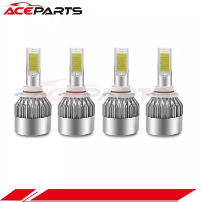 4pcs LED WHITE 6000K 9005 9006 COMBO HEADLIGHT FOG LIGHT KIT HIGH LOW BEAM BULB • $9.55