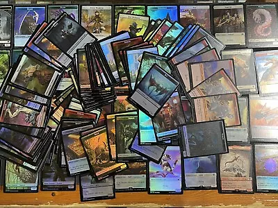 MTG *100 Assorted Foil Tokens Card Lot* Magic The Gathering MTG Bulk Free Ship • $15