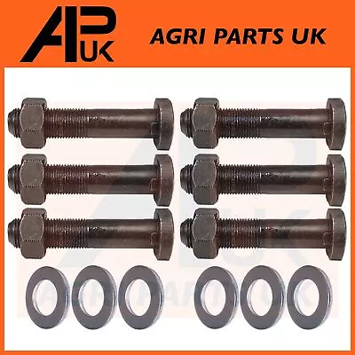 6x Rear Wheel Rim Nut & Bolt 5/8 For Massey Ferguson FE35 FF30 TEA20 Tractor • £19.99