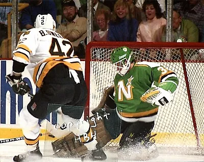 JON CASEY Minnesota North Stars Photo In Action (c)  1983-93 • $5.95