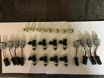 $599 • Buy 8 NEW OEM BOSCH 210LB INJECTORS LS2 Corvette C6 Z06 CHEVY CHEVROLET